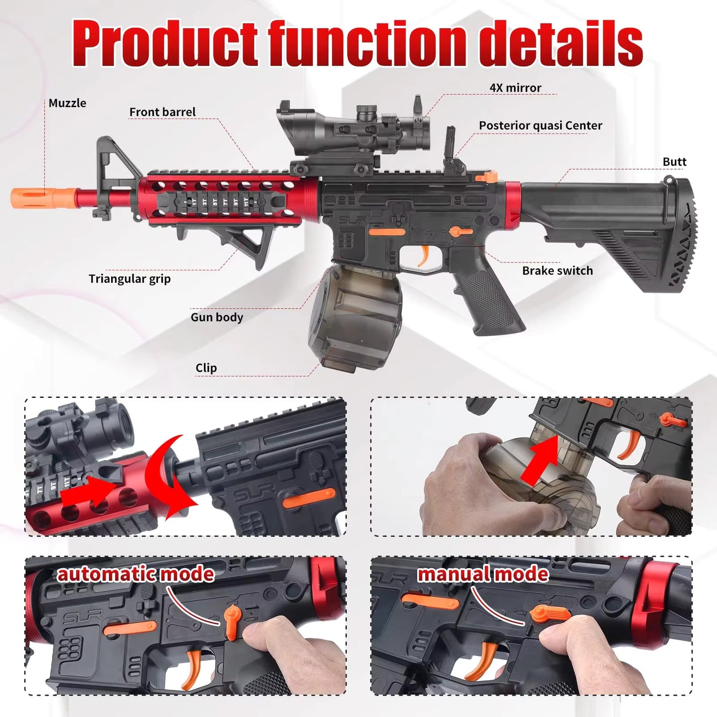 Gelzoo M416 Gel Blaster